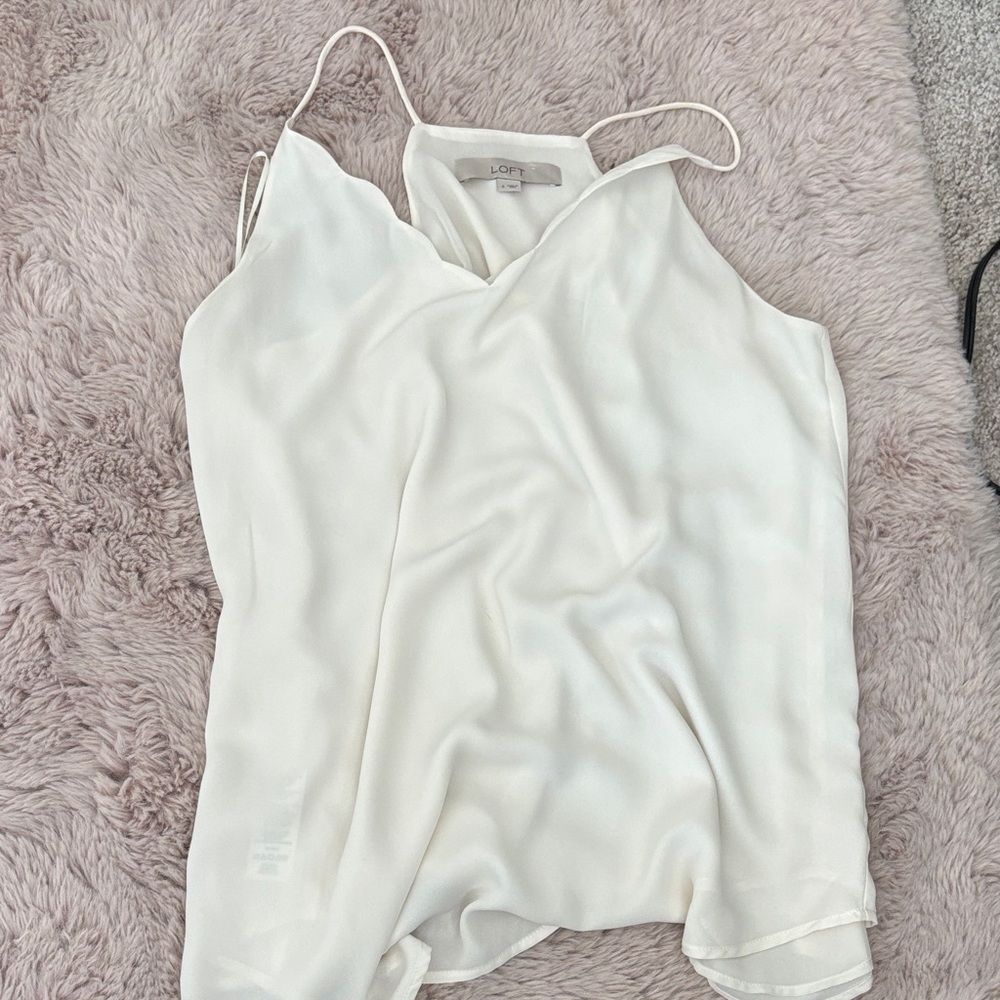 LOFT Cream Camisole Top